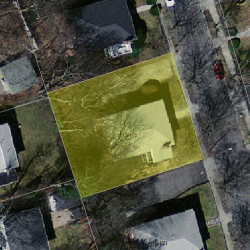 113 Withington Rd, Newton MA  02460-2037 aerial view