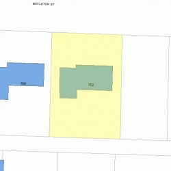 702 Boylston St, Newton MA  02461-1804 plot plan