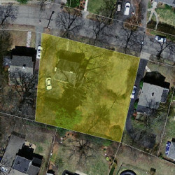 18 Avalon Rd, Newton MA 02468-1610 aerial view