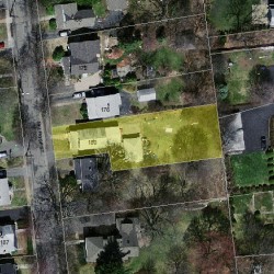 180 Melrose St, Newton MA 02466-1111 aerial view