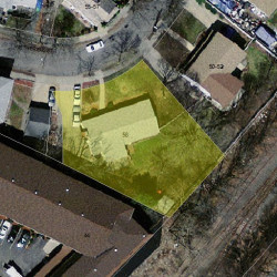 58 Wetherell St, Newton MA 02464-1417 aerial view