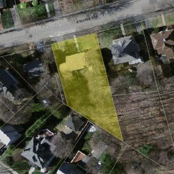 56 Stearns St, Newton MA  02459-2464 aerial view