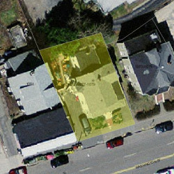 1079 Washington St, Newton MA 02465-2118 aerial view