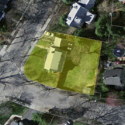 50 Truman Rd, Newton MA 02459-2641 aerial view