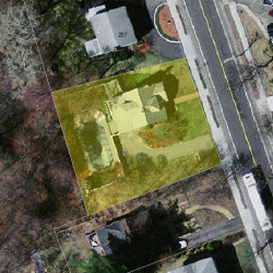 265 Winchester St, Newton MA  02461-2042 aerial view