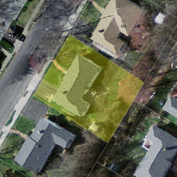 106 Selwyn Rd, Newton MA 02461-2143 aerial view