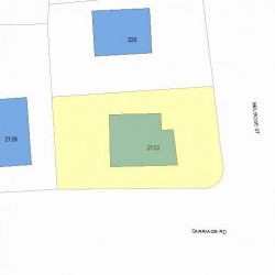 2133 Commonwealth Ave, Newton MA 02466-1912 plot plan
