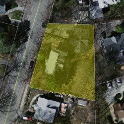 82 Lowell Ave, Newton MA 02460-1504 aerial view