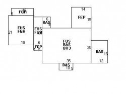 808 Dedham St, Newton MA 02459-3314 floor plan