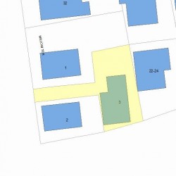 3 Willow Ter, Newton MA 02459-1805 plot plan