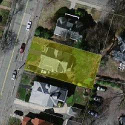 114 Lowell Ave, Newton MA 02460-1503 aerial view