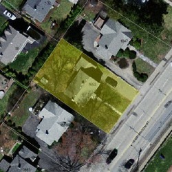 1653 Washington St, Newton MA 02465-2229 aerial view