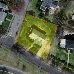 1253 Commonwealth Ave, Newton MA 02465-2910 aerial view