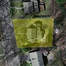 50 Verndale Rd, Newton MA 02461-2114 aerial view