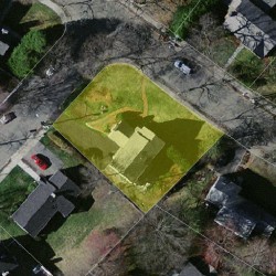 65 Hartman Rd, Newton MA  02459-3035 aerial view
