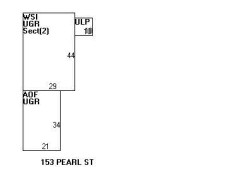 153 Pearl St, Newton MA 02458-1443 floor plan