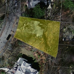 46 Rockledge Rd, Newton MA 02461-1800 aerial view