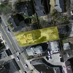 19 Woodward St, Newton MA 02461-1511 aerial view