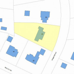63 Gammons Rd, Newton MA 02468-1215 plot plan