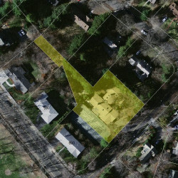 303 Greenwood St, Newton MA  02459-3057 aerial view