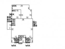 188 Ward St, Newton MA 02459-1328 floor plan