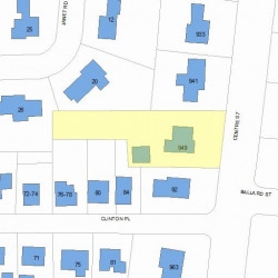 949 Centre St, Newton MA 02459-1235 plot plan
