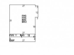9 Sharon Ave, Newton MA  02466-2516 floor plan