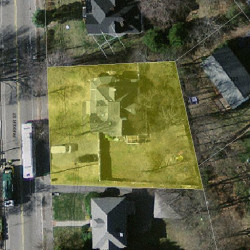 42 Parker St, Newton MA 02459-2547 aerial view