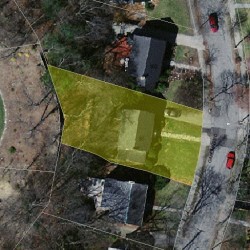 98 Garland Rd, Newton MA  02459-1710 aerial view