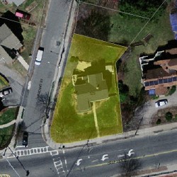 529 Crafts St, Newton MA 02465-1702 aerial view