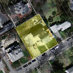95 Temple St, Newton MA 02465-2306 aerial view
