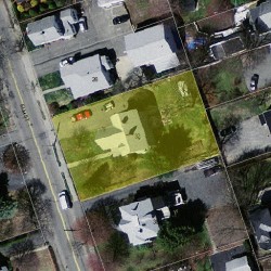 32 Elm St, Newton MA  02465-1806 aerial view