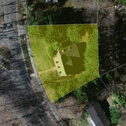 1 Rosalie Rd, Newton MA  02459-3128 aerial view