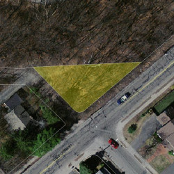 449 California St, Newton MA  02460-1206 aerial view