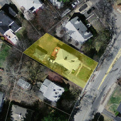 511 Grove St, Newton MA  02462-1419 aerial view