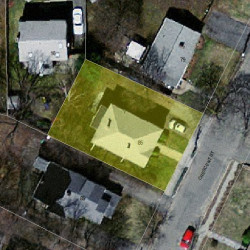 85 Crescent St, Newton MA 02466-2509 aerial view