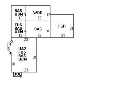 18 Pine St, Newton MA  02465-1425 floor plan