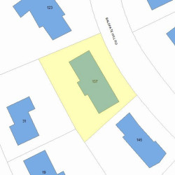 137 Baldpate Hill Rd, Newton MA 02459-2853 plot plan