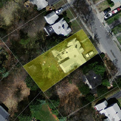 22 Fairway Dr, Newton MA 02465-1713 aerial view