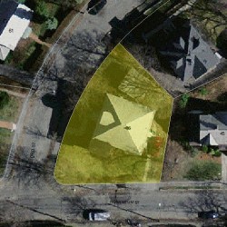 66 Marlboro St, Newton MA 02458-2443 aerial view