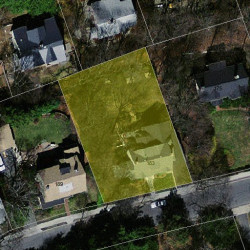 183 Mount Vernon St, Newton MA 02465-2516 aerial view