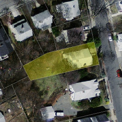 11 Harrington St, Newton MA  02460-1525 aerial view