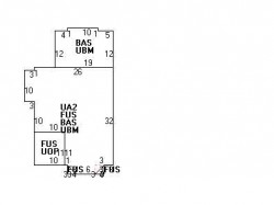 48 Woodbine St, Newton MA 02466-1809 floor plan