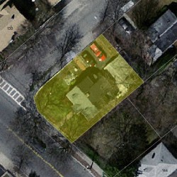 136 Waltham St, Newton MA 02465-1333 aerial view