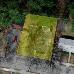 61 Warwick Rd, Newton MA 02465-1723 aerial view