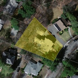 83 Commonwealth Park, Newton MA 02459-1024 aerial view