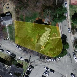 24 Windsor Rd, Newton MA  02468-1505 aerial view