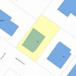35 Bennington St, Newton MA 02458-1901 plot plan