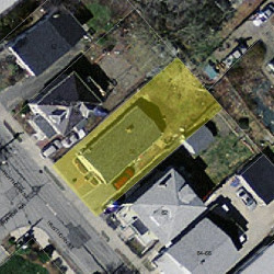 58 Hawthorn St, Newton MA 02458-1215 aerial view