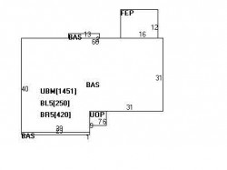 51 Levbert Rd, Newton MA 02459-3008 floor plan